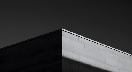 Building Exterior Corner Shadow Wall