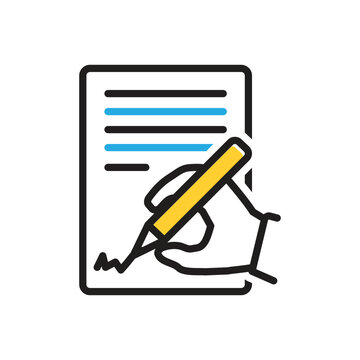 Multi color icon for agree