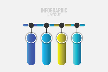 infographic vector illustration of an abstract background