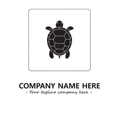 Turtle logo design vector illustration