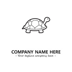 Turtle logo design vector illustration