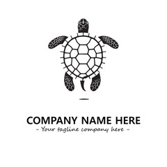 Turtle logo design vector illustration