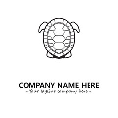 Turtle logo design vector illustration