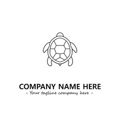 Turtle logo design vector illustration