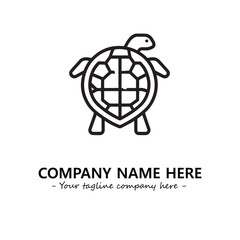 Turtle logo design vector illustration