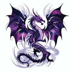 A fierce and detailed 3D dragon logo design featuring sharp scales, dynamic posture, and fiery effects that create a bold and powerful look. Ideal for gaming teams, fantasy brands, sports logos, adven