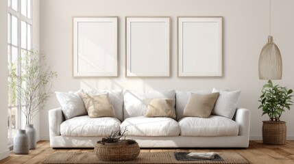 Serene Minimalist Living Room Interior Design