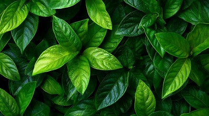 Fresh Leaves Texture : Suitable for Be Used as Background and Content in Any Project (Print, Graphic Design, Blog Posts, Social Media Posts or Website Related to Environment Theme)
