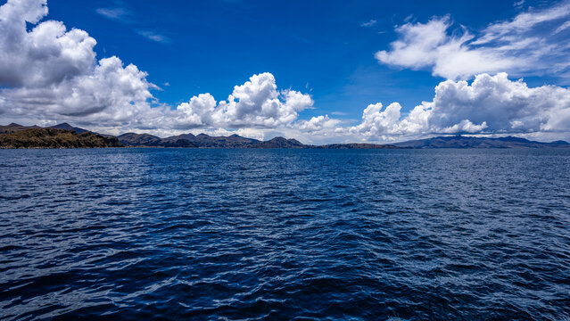 Fototapeta lake titicaca bolivia south america.