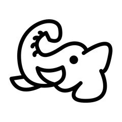 Elephant trunk Icon