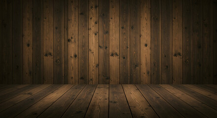 Rustic Wooden Background Texture Dark Brown Wood Paneling Wall Floor Vintage Style Interior Design Photography
