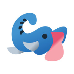 Obraz premium Elephant trunk Icon