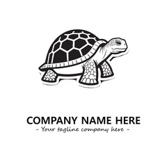 Turtle logo design vector illustration