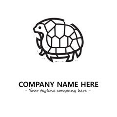 Obraz premium Turtle logo design vector illustration