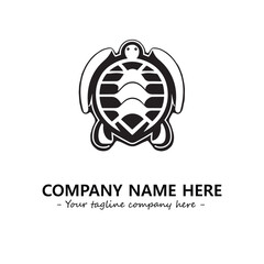 Turtle logo design vector illustration