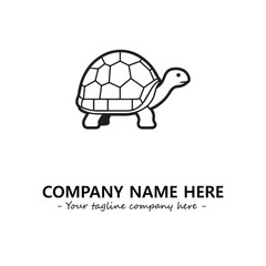 Turtle logo design vector illustration