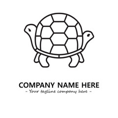 Turtle logo design vector illustration