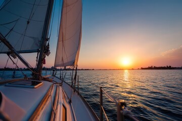 Beach volleyball match with players leaping and diving to make spectacular plays.