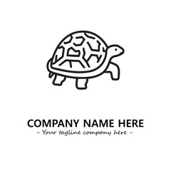 Turtle logo design vector illustration