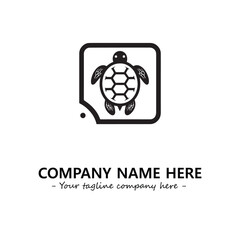 Turtle logo design vector illustration