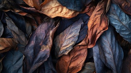 Burnt Leaves Texture : Suitable for Be Used as Background and Content in Any Project (Print, Graphic Design, Blog Posts, Social Media Posts or Website Related to Environment Theme)