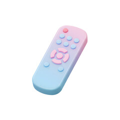 Cute and Pastel-colored Remote Control Device for Electronics and Media