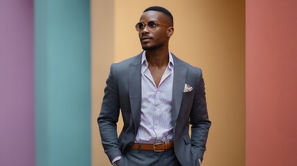 Obraz premium Colorful Outfits Celebrating LGBTQ Pride