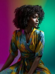 Fototapeta premium Colorful Outfits Celebrating LGBTQ Pride
