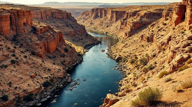 Canyon River Landscape