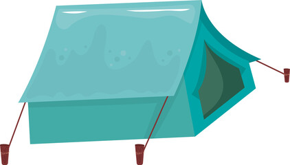 Illustration of a  Cute Tosca Camping Tent