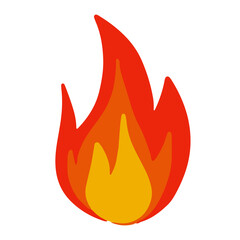 Flames have many colors in the fire.4