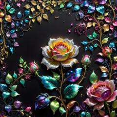 abstract flower background