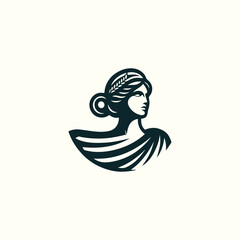 Roman lady logo