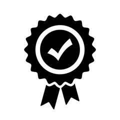 Approved or certified medal shadow design for templates.