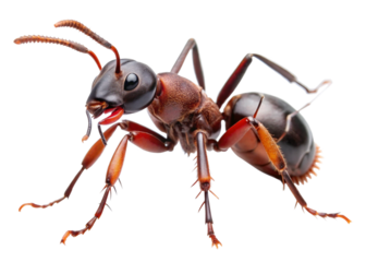Giant Amazonian Ant  isolated on white background