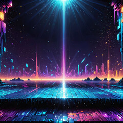 concert stage spotlight