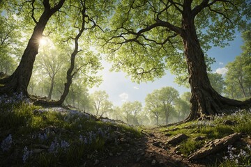 Obraz premium In the beginning season of nature 