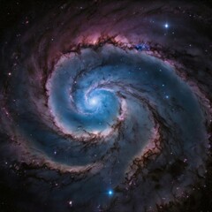 spiral galaxy in space