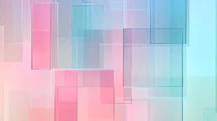 Abstract pastel shapes in soft gradients.