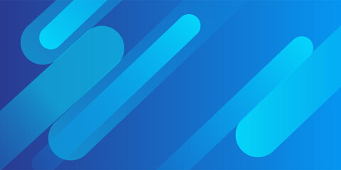 Abstract blue background with diagonal lines. Dynamic shapes composition. Vector illustration
