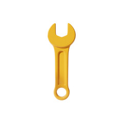 wrench isolated on white