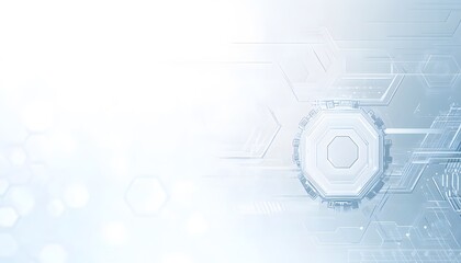 Obraz premium Abstract digital design with geometric shapes.