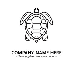 Fototapeta premium Turtle logo design vector illustration