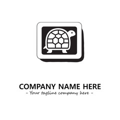 Turtle logo design vector illustration