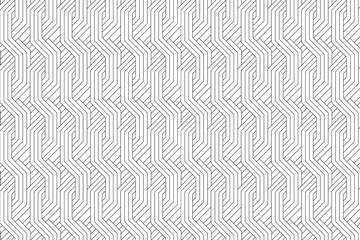 Abstract Geometric Wavy Pattern
