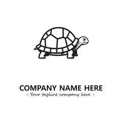 Turtle logo design vector illustration
