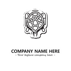 Turtle logo design vector illustration