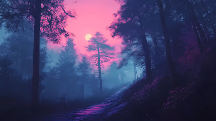 Fototapeta premium Lo-Fi music picture The background that goes well with the lo-fi music genre Generative AI 