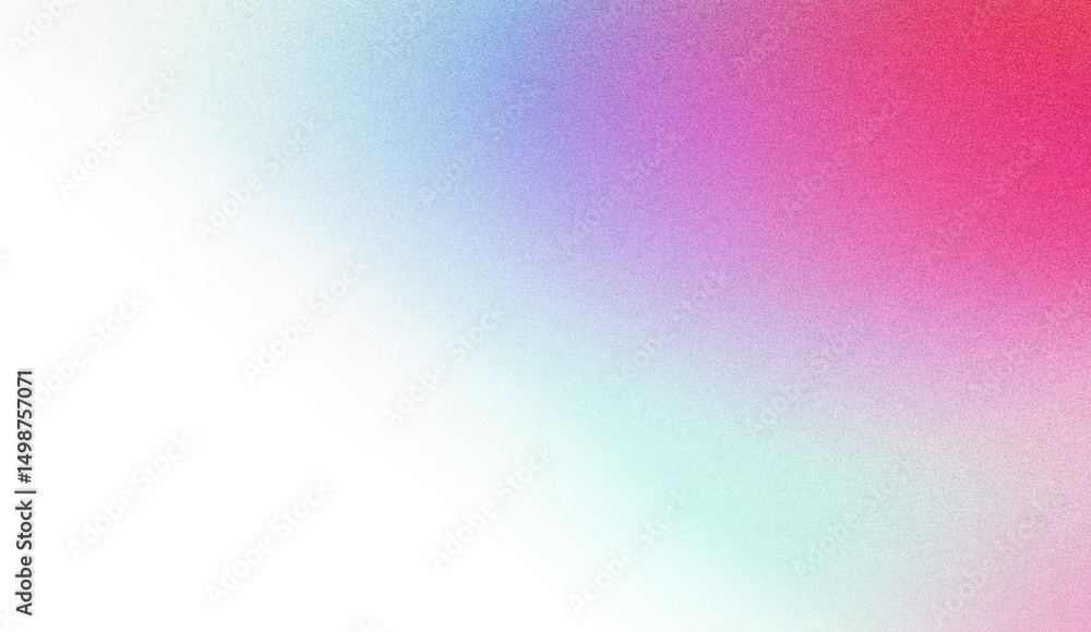 Poster Abstract colorful gradient background with black corner.