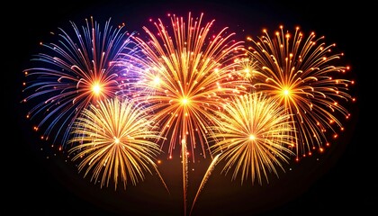 vibrant firework burst overlay, abstract wallpaper illustration background